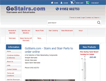 Tablet Screenshot of gostairs.com